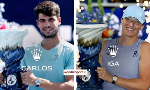 Tennis : Carlos Alacaraz et Iga Swiatek triomphent à Cincinnati