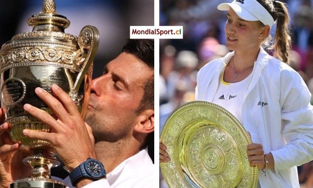 Tennis : Djokovic et Rybakina triomphent à Wimbledon