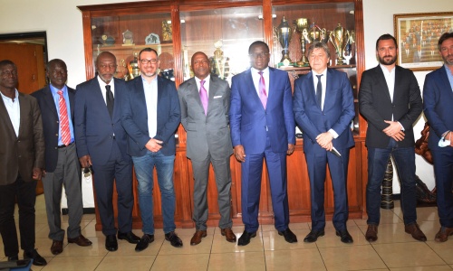 Tennis : Une délégation de la Fédération Française reçue en audience par Danho Paulin