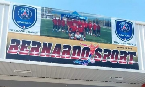 Thaïlande : Kouakou Bernard ouvre sa boutique de sport