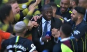 Titrés pour la seconde fois d’affilée, les joueurs de City empêchent Yaya Touré de travailler