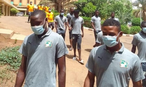 Tournoi qualificatif UFOA-B CAN U20 : la marche d’avant match des Eléphanteaux
