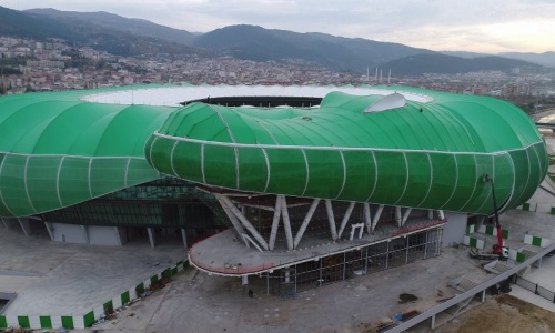 Turquie : Le "Timsah Arena", ce stade unique en forme de Crocodile
