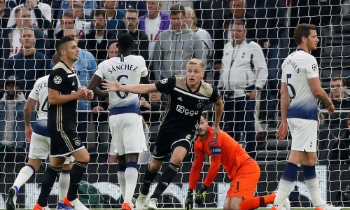 UEFA - LDC (1/2) : l'Ajax remporte la 1ère manche à Londres face à Tottenham