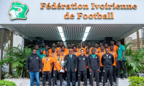 UFOA-B (U20) : Le Président de la FIF a reçu les Champions