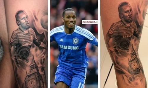 Un fan de Chelsea immortalise Drogba