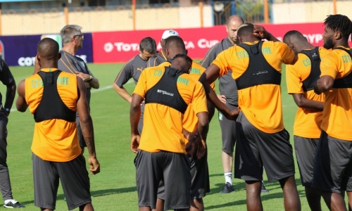 Les Eléphants allient travail et distraction pour leur 2è séance d’entraînement en Egypte