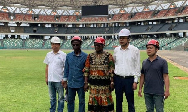 Visite de chantier : Le stade Olympique d'Ebimpé passe au scanner (Images inédites)