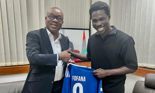 Visite de courtoisie de Datro Fofana au Président Idriss Diallo