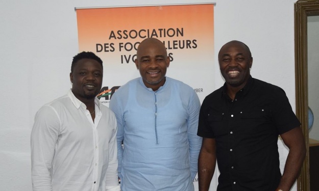 Visite de courtoisie de Kalou Bonaventure à l’Association des Footballeurs Ivoiriens (AFI)